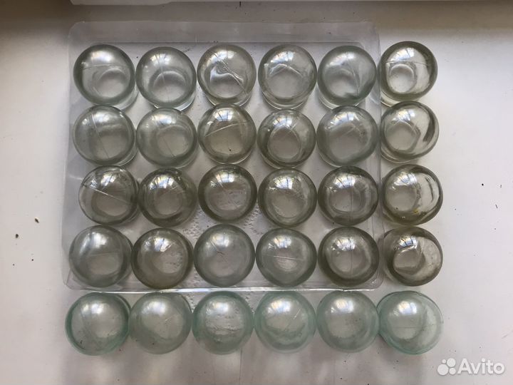 Медицинские банки СССР стеклянные