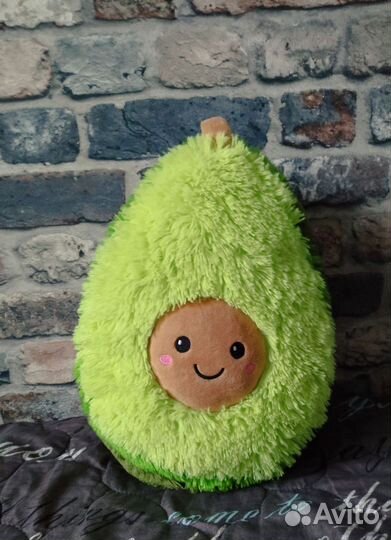 Авокадо мягкая игрушка 30см бу