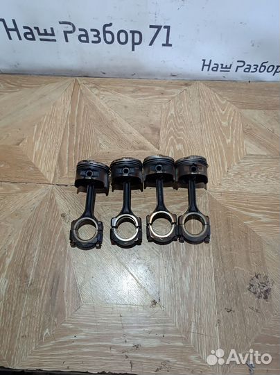 Поршень с шатуном renault megane logan 1.6 K7M