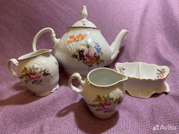 Сервиз столовый чайный Чехословакия Мейсен