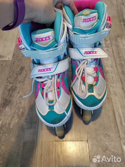 Детские роликовые коньки раздвижные roces
