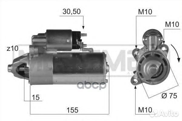 Стартер ford transit connect 1.8TDCi 220413 Era