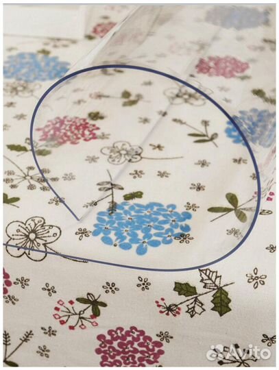 Силиконовая скатерть Decosave мягкое стекло 60*10