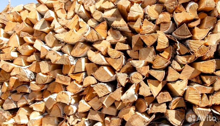 Дрова березовые наколотые