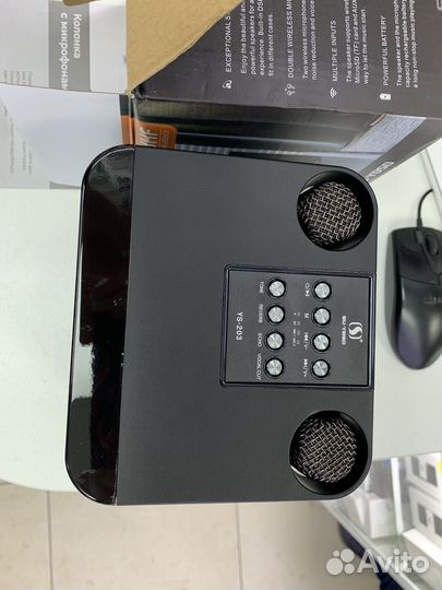 Колонка с микрофоном для караоке