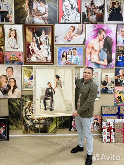 Печать фото на холсте