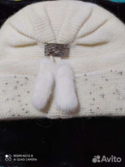 Шапка женская вязаная новая