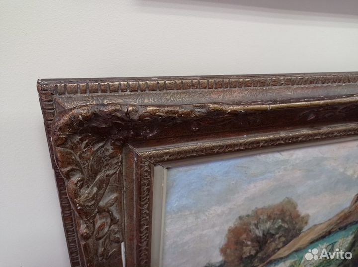 Антикварная картина. Бельгия. Ирен Велленс. Интер