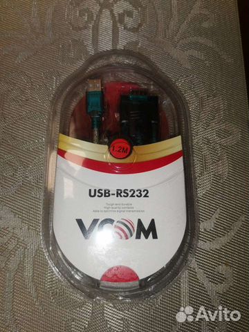Кабель USB Am - RS232 (COM port 9pin DB-9)