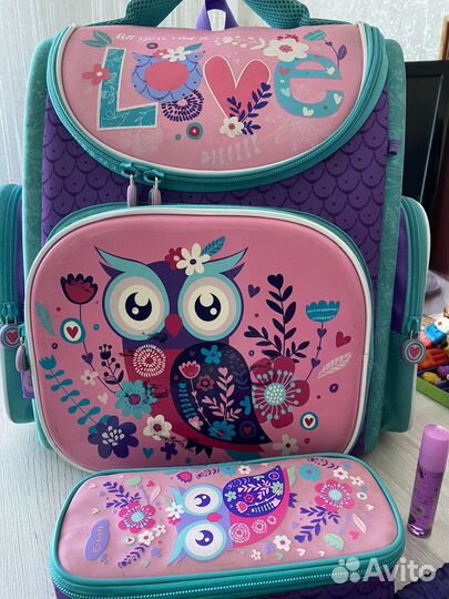 Рюкзак школьный+мешок для обуви+пенал