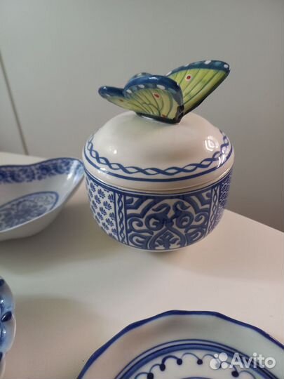 Посуда Гжель