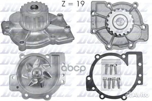 Водяной насос, охлаждение двигателя R199 Dolz