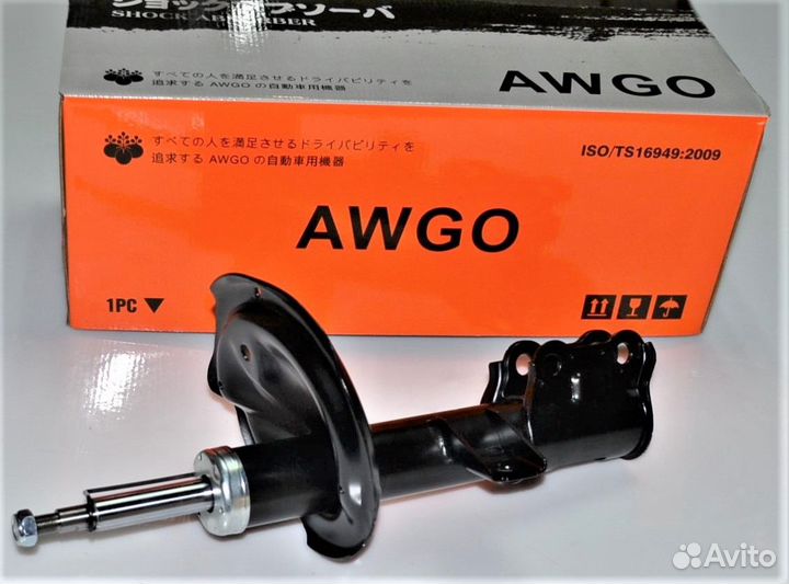 Амортизатор передний левый (газ) hyundai Elantra