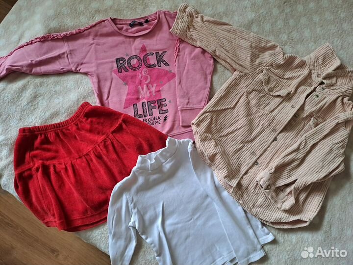 Одежда для девочки пакетом 98 104