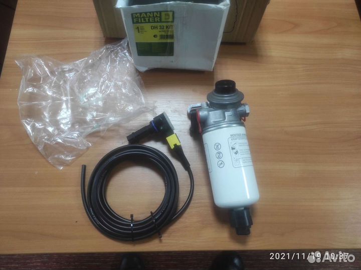 Комплект топливного фильтра с подогревом