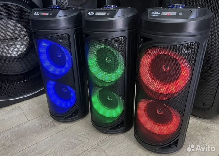 Беспроводная блютуз колонка с микрофоном