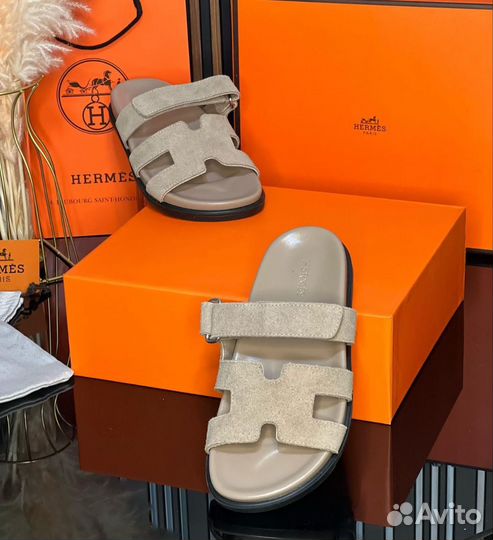 Шлепанцы hermes