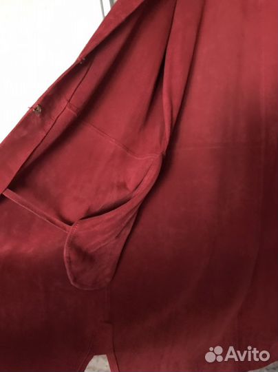 46/48 uterque замшевый кардиган