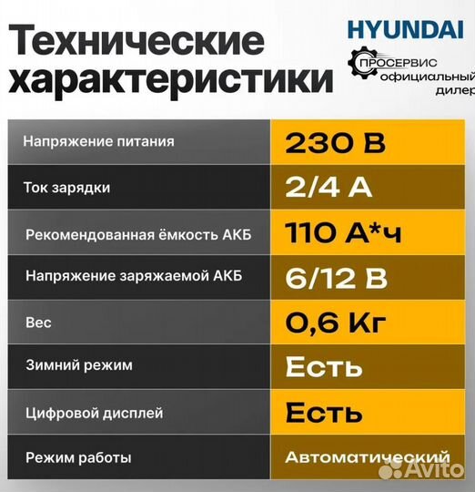 Зарядное устройство для AGM АКБ 6/12В, 110 Ач