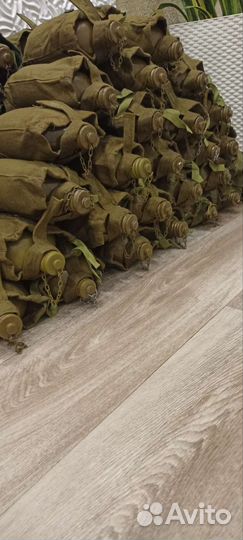 Фляга армейская с чехлом