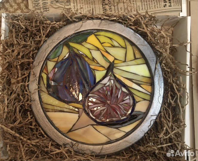 Поднос, панно. мозаика