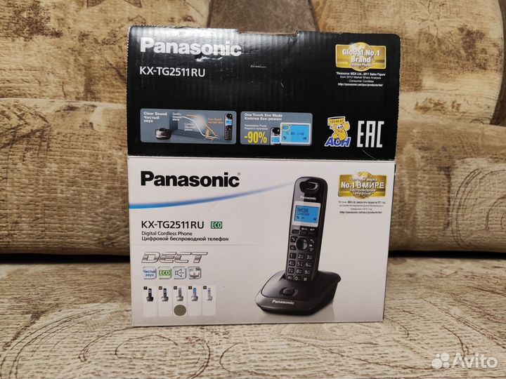 Стационарный телефон panasonic кх- tg2511ru