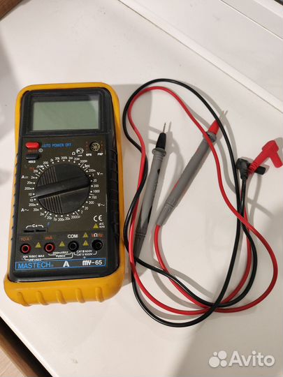 Тестер мультиметр mastech my-65