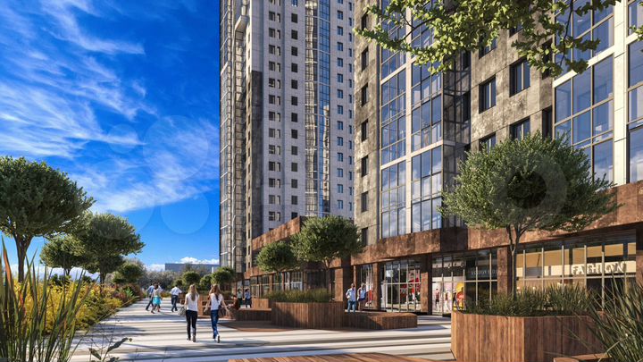 2-к. квартира, 69,3 м², 17/25 эт.