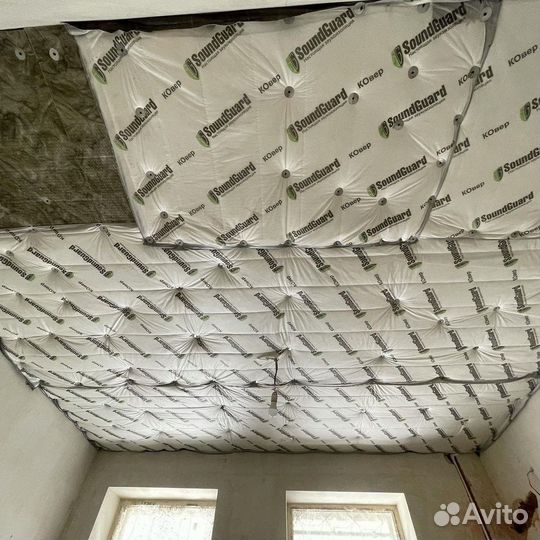 Звукоизоляция потолка