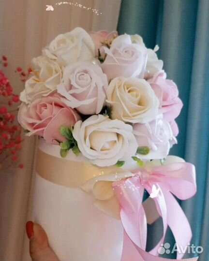 Цветы букет из мыла в наличии