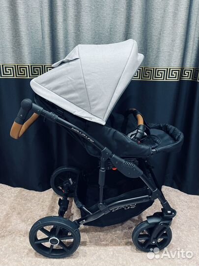Коляска Riko Basic Bella Life 3в1 цвет Серый
