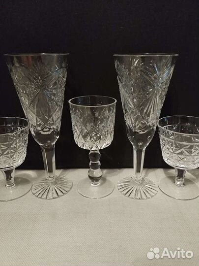 Хрустальные фужеры (остатки)
