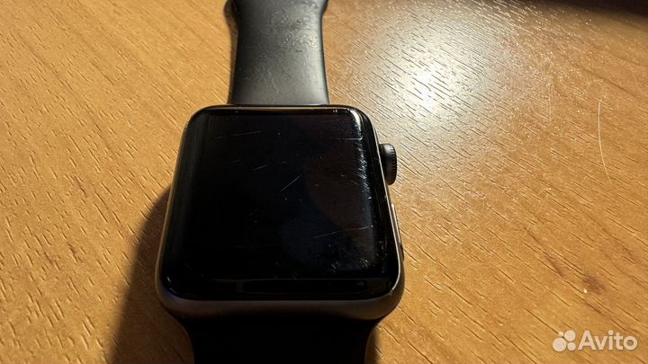 Apple Watch series 3, 42mm, черные