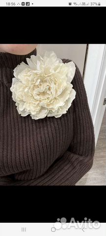 Брошь Цветок Армани