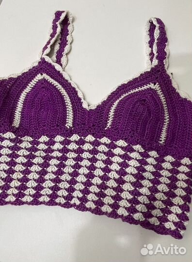 Вязаный топ