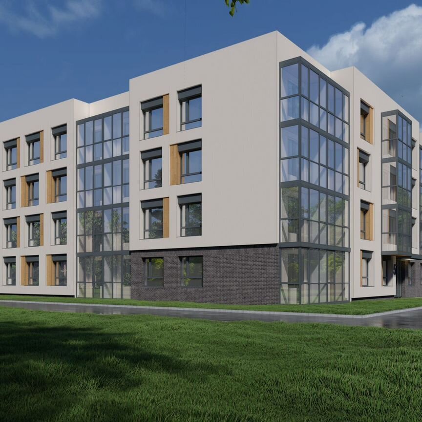 1-к. квартира, 39,3 м², 1/4 эт.