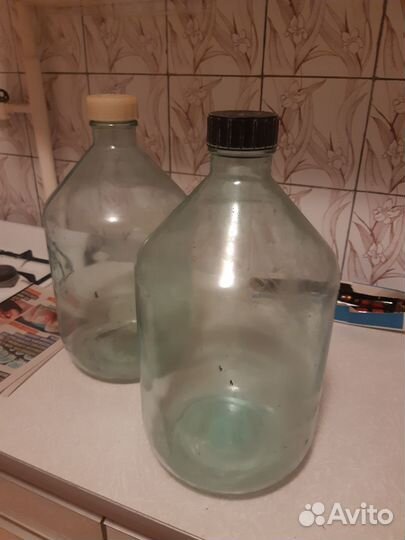 Бутыль стеклянная 10 литров