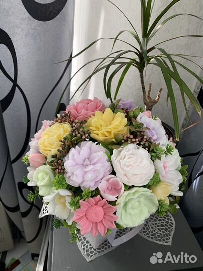 Букет из мыла (ручная работа)