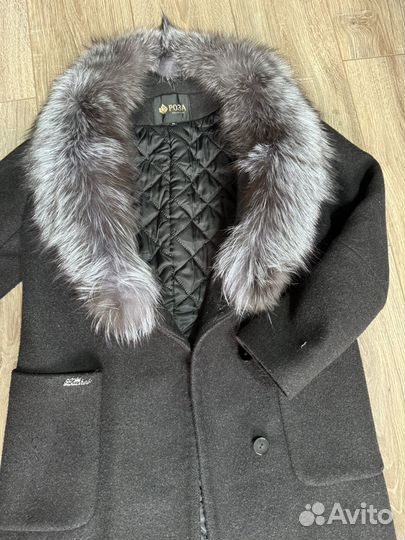 Женское зимнее пальто с мехом