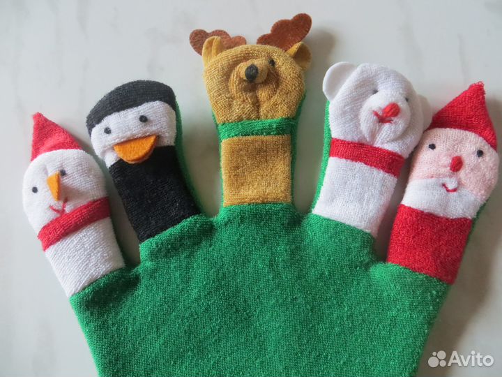 Детская мочалка рукавичка avon