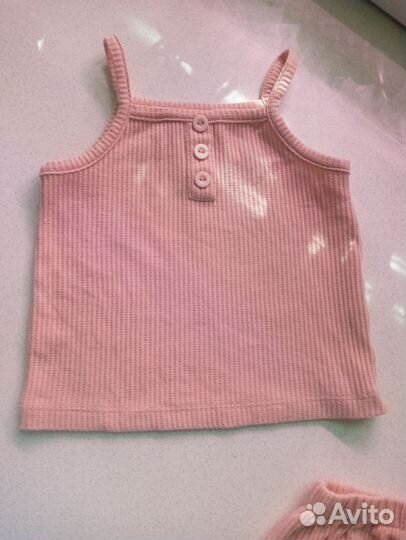 Летний костюм для девочки 86