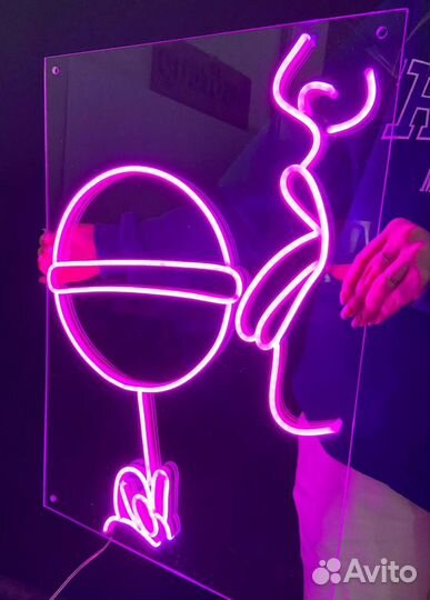 Вывески из гибкого неона 421