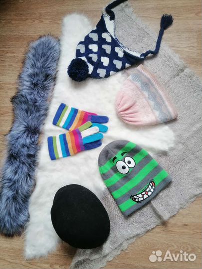 Платок Шапки перчатки мех