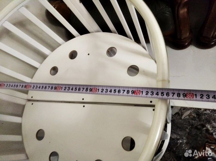 Манеж-кроватка круглый