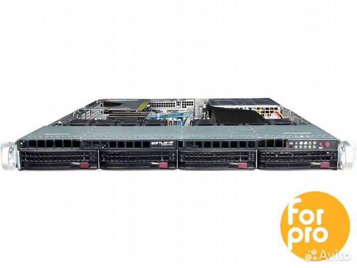 Supermicro 1U X11DPU 4LFF 2x6140Gold 256GB, 9361