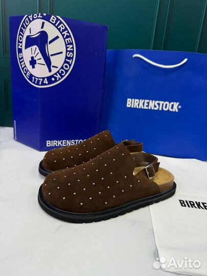 Сандалии Birkenstock натуральная замша женские
