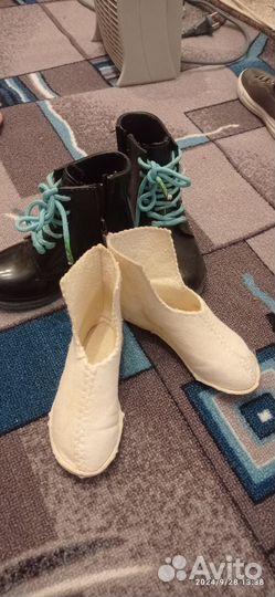 Ботинки резиновые для девочки