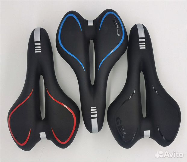 Седло с гелевыми вставками и анатомич. отверстием