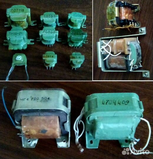 Трансформаторы времён СССР разные демонтаж