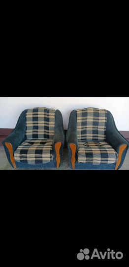 Диван и кресла б/у